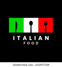 Italian Food Italian Restaurant Logo Template Stock Vector (Royalty ...