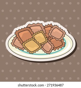 Italian food theme elements