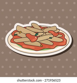 Italian food theme elements
