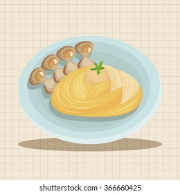 Italian food theme elements