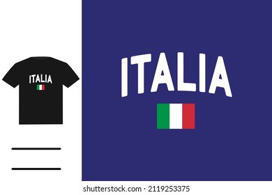 Italian football national team t shirt