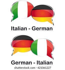 Italian german cloud for translation