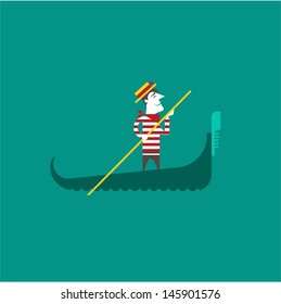 Italian gondolier