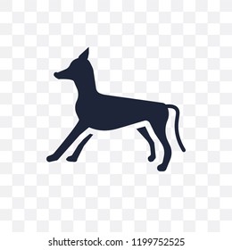 Italian Greyhound dog transparent icon. Italian Greyhound dog symbol design from Dogs collection. Simple element vector illustration on transparent background.