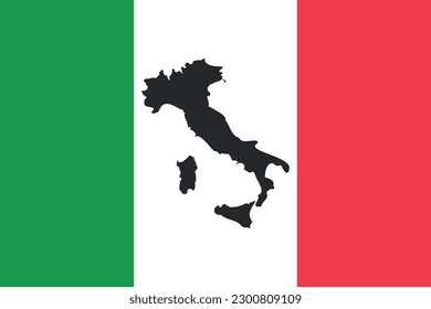 Italian hd flag free vector