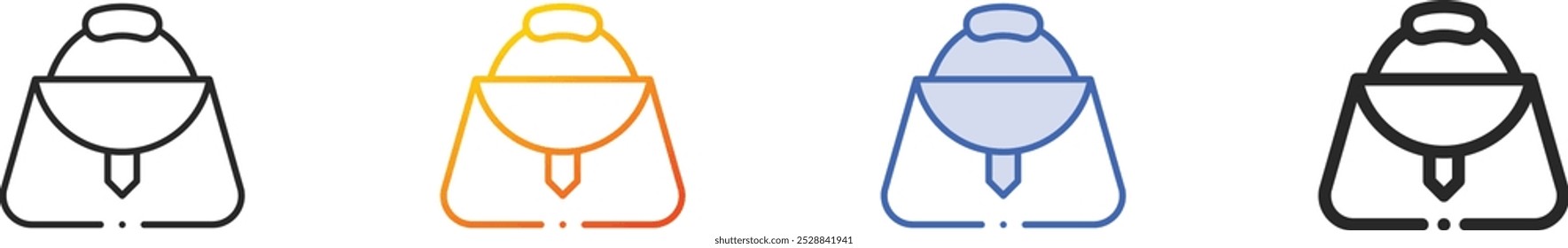 italian icon.Thin Linear, Gradient, Blue Stroke and bold Style Design Isolated On White Background
