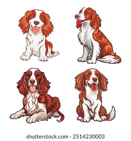 Italian Irish Red and White Setter dog tshirt