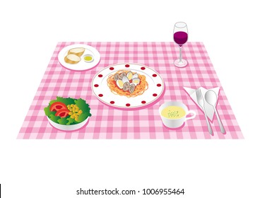 Italian lunch set