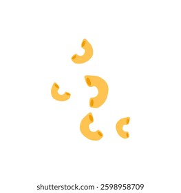 Italian macaroni pasta . Vector illustration.