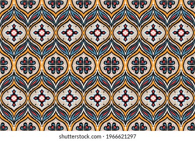 Italian majolica tile. Embroidery with flowers and leaves. Mediterranean porcelain pottery. Ceramic dishes, folk print. Mexican Talavera. Portuguese azulejo, spanish patchwork. Damask floral backgroun