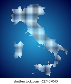 The Italian Map - Pixel