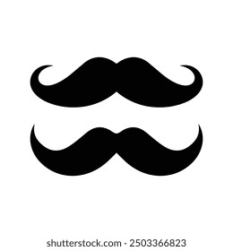 Italian moustache icon. Simple illustration of Italian moustache vector icon for web