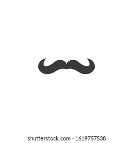 Italian moustache Icon vector sign isolated for graphic and web design. Italian moustache symbol template color editable on white background. 