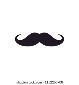 Italian Mustache Icon Vector