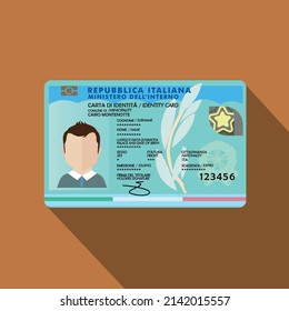 Italian ( ıtalıana ) Official Identity Card