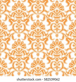 Italian ornament inspired pattern seamless background tile