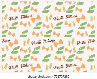 Italian Pasta Texture Poster