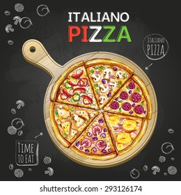 Italian Pizza poster background