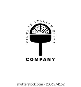 Italian pizza restaurant design logo. symbols for food and drink and restaurants.