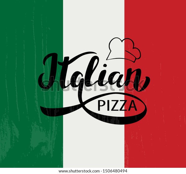 Italian Pizza Restaurant Logo Lettering Italian Royalty Free