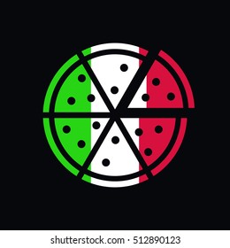 Italian pizza vector 