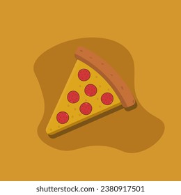 Italian pizza vector design art