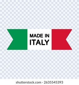 Italian product emblem logo design.