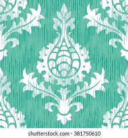 Italian renaissance damask pattern seamless vector background tile
