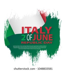 Italian Republic Holiday. Festa della Repubblica Italiana.