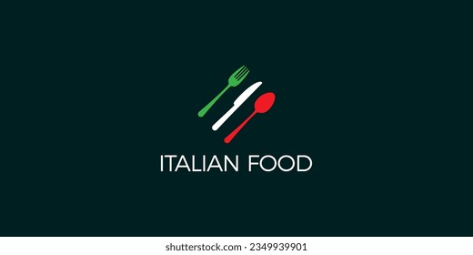 Italian Restaurant Logo vector eps.