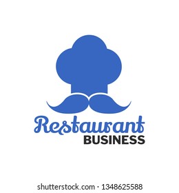 italian restaurants and mustache logo design inspiration