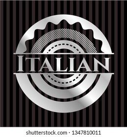 Italian silver emblem