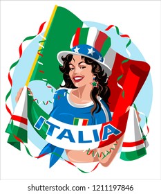 Italian soccer fan
