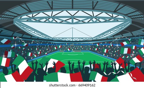 Italian soccer stadium