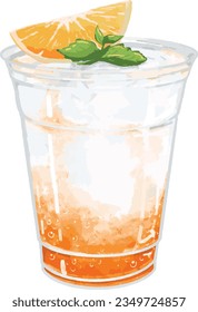 Italian soda is a drink made of club soda and flavored syrup, often served with cream.