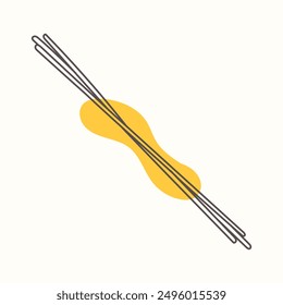 Italian Spaghetti pasta. Traditions of Italian cuisine. Perfect for menu design, packaging, etc.