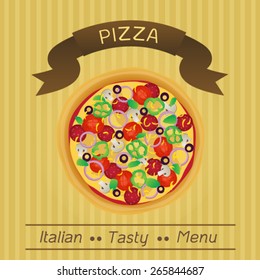 Italian Tasty Pizza Menu