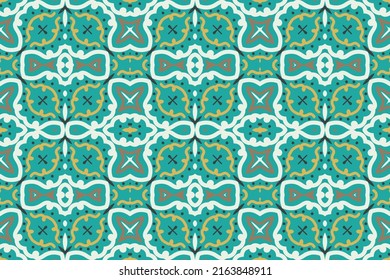 Vector de patrones de azulejos italianos sin fisuras. azulejos portugueses, talavera mexicana, mayólica italiana de Sicilia, cerámica española, diseño árabe. Textura de mosaico vintage para el suelo de la cocina o la pared del baño.