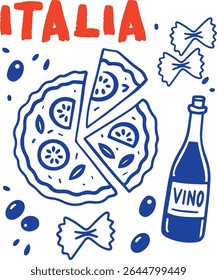 Italian Vintage Café Life Poster Design Italian Vintage Café Life Poster  Trendy Food Quote Hand Drawn 