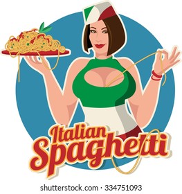 Italian waitress