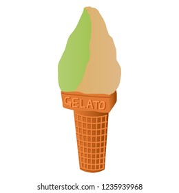 Italian-style ice cream