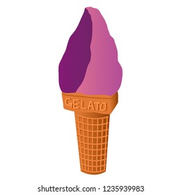 Italian-style ice cream