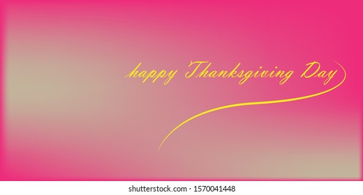 italic font Thanksgiving Day background