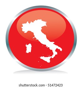Italy button sign