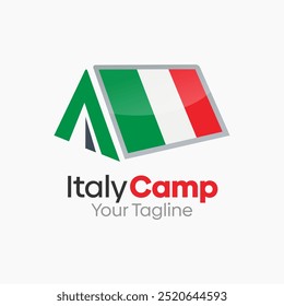 Italy Camp Logo Design Template. Good for Business, Agency, Community and Organization