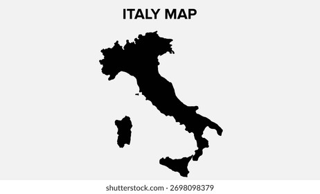 Italien Landkarte Hintergrund Vektor