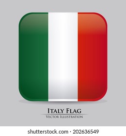Italy design over gray background, vector illustration
