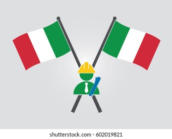 Italy Emblem Architect