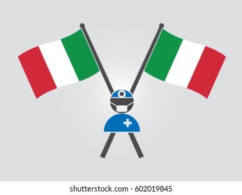 Italy Emblem Doctor Surgery