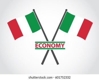 Italy Emblem Economy
